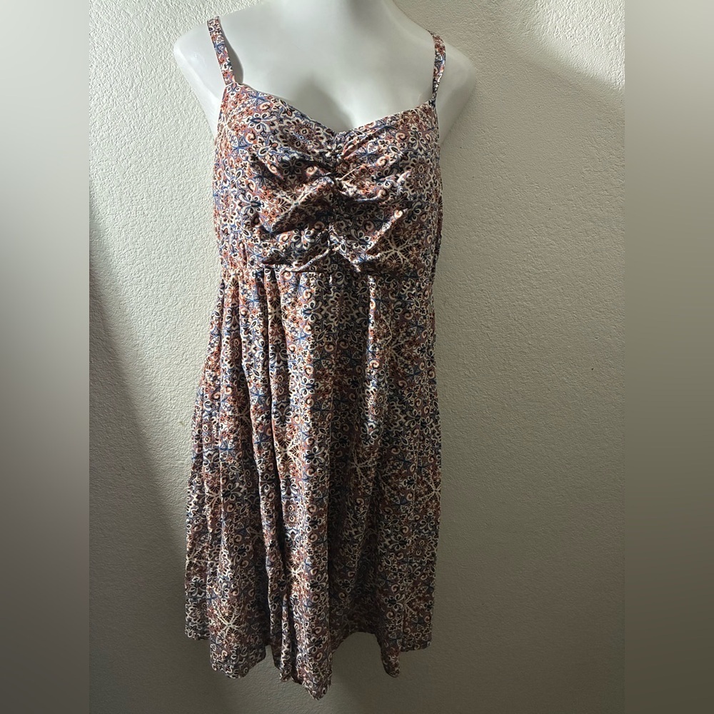 torrid Floral Mini Dress in Pink, Blue, Cream Size 0X - Picture 5 of 15